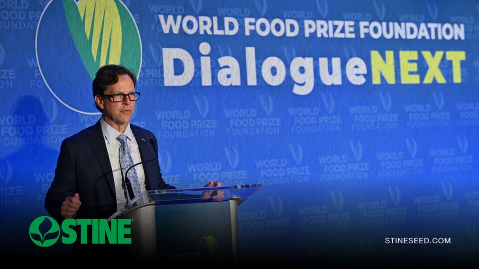 Beyond the seed: Myron Stine speaks at the World Food Prize DialogueNEXT
